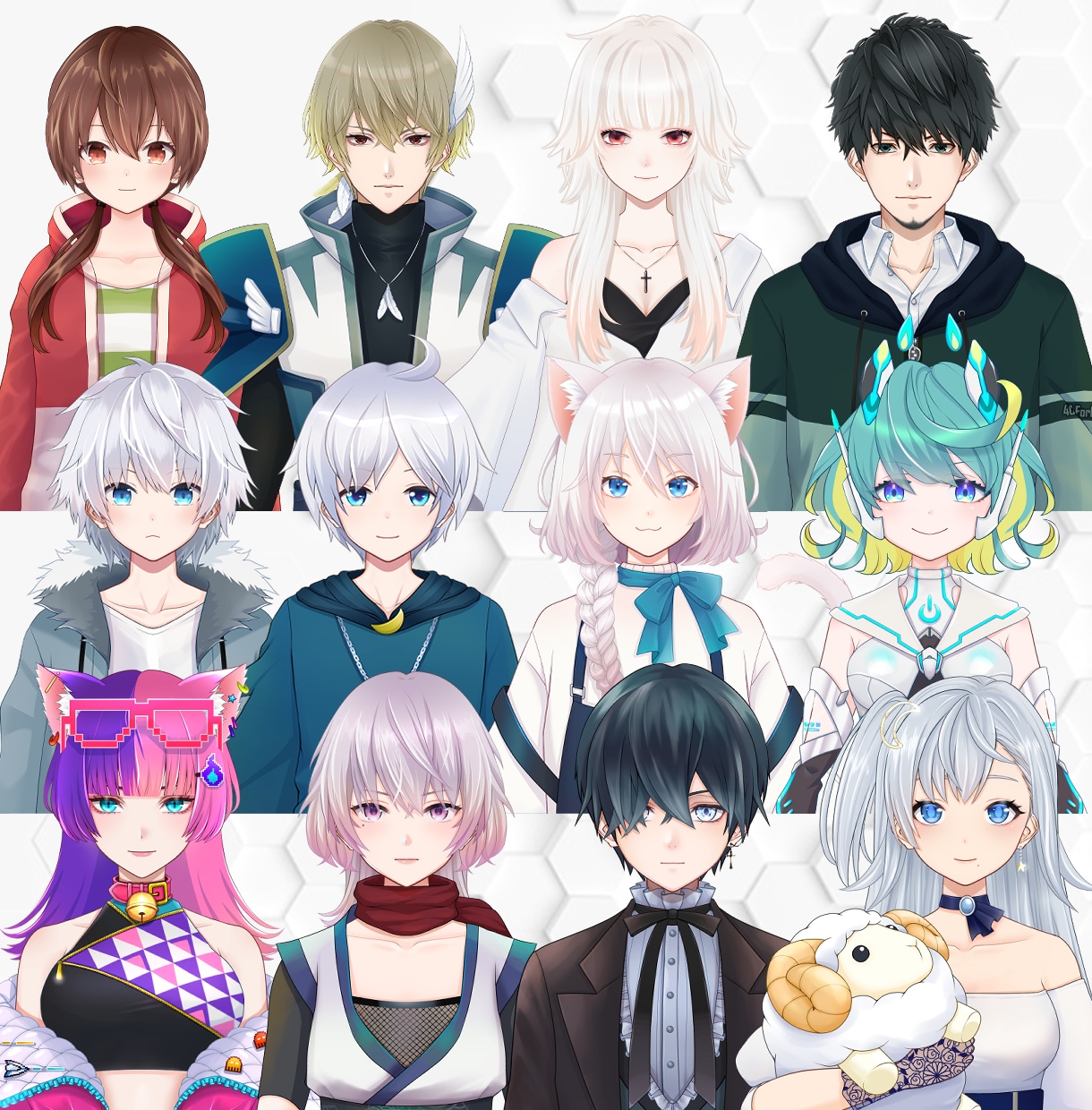 イラスト+Live2Dモデリング全工程制作します ハイクオリティーVTubeStudio対応モデル イメージ6