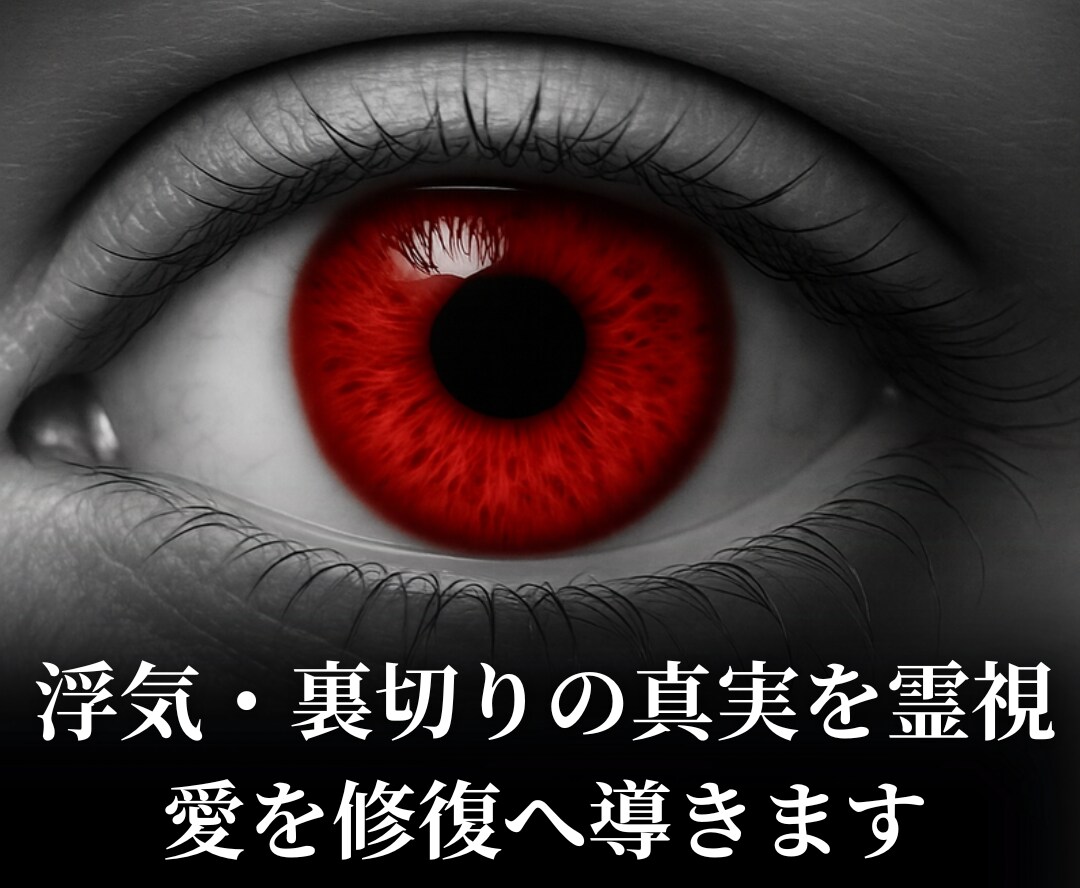 浮気・裏切りの真実を霊視し愛を修復へ導きます 裏切りの不安に寄り添い、霊視で修復の光を示します イメージ1