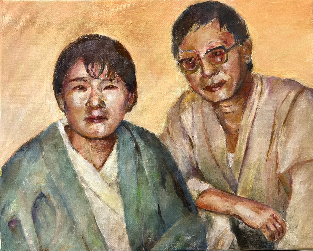 油絵でリアルな似顔絵を描きます 油絵具を実際に使用した高品質な写実似顔絵をお届けします！ イメージ2