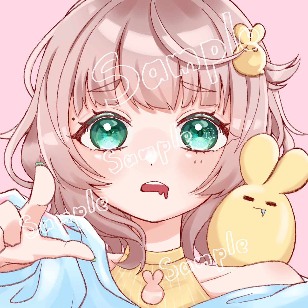 透明感のあるゆるふわかわいいアイコン描きます 透明感のあるかわいいアイコンにしてみませんか？ イメージ3