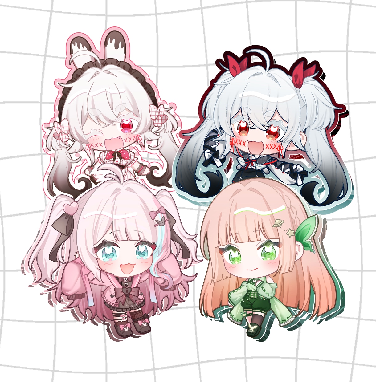デフォルメ/ちびキャラ/SDイラストを描きます きゅるんと可愛いデフォルメイラスト イメージ1