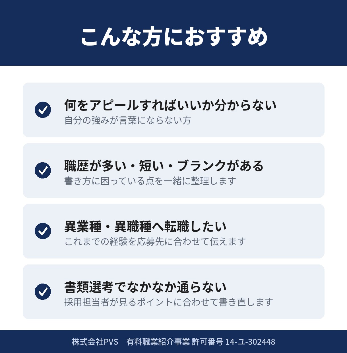 転職のプロが90分の面談で職務経歴書を作成します 5000人以上面談した人材紹介の責任者が担当 イメージ2