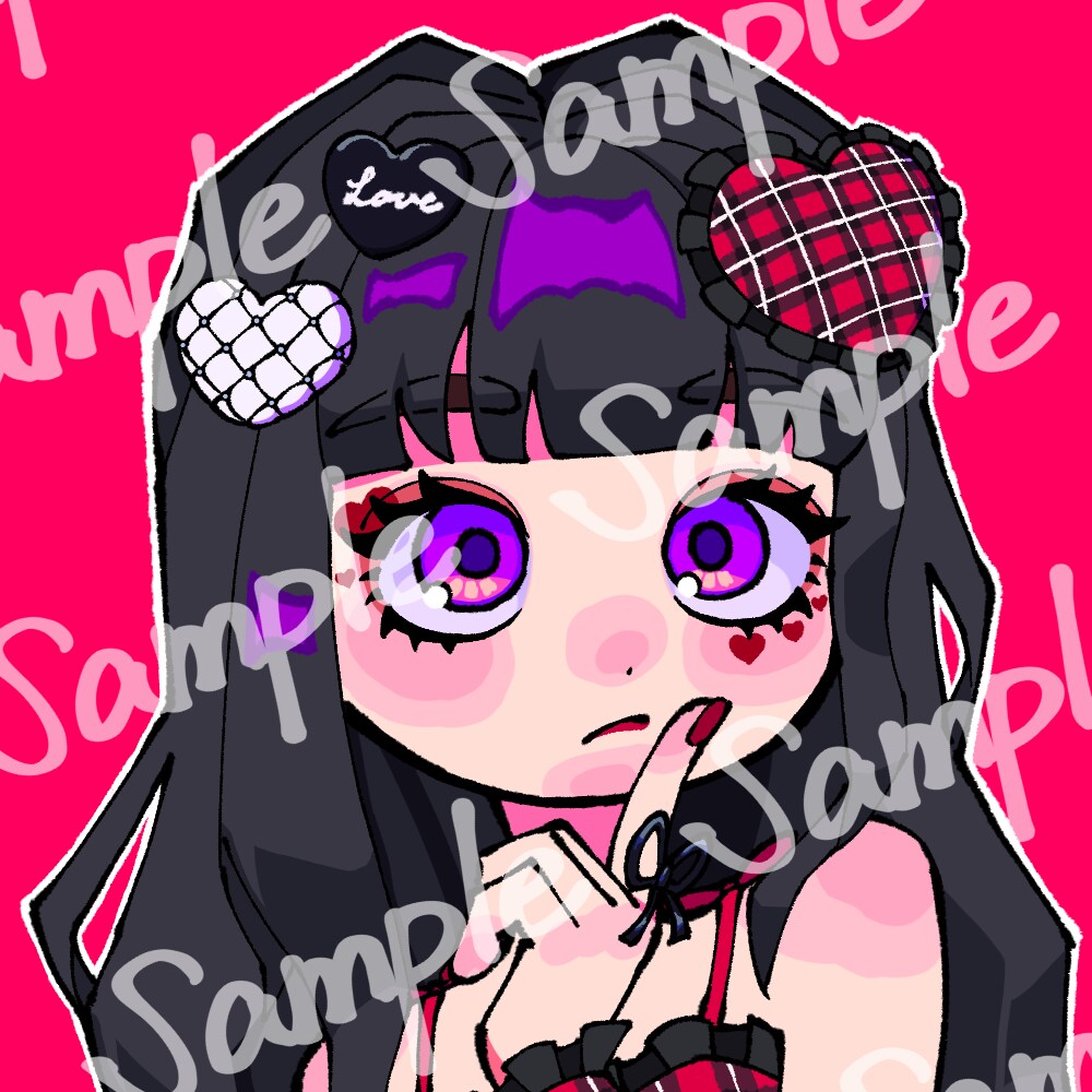 ポップな女の子のイラスト描きます SNSアイコン用のオリジナルイラストを作成します イメージ7