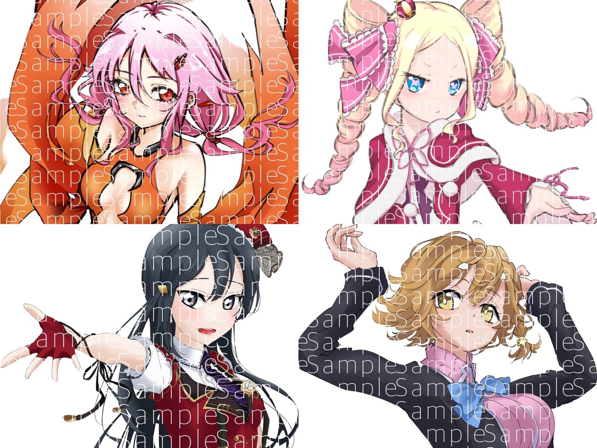 2月末まで特別価格！ 1枚絵/アイコン作成します 版権キャラ/オリキャラ 即日対応可！ご相談だけでも◎ イメージ2