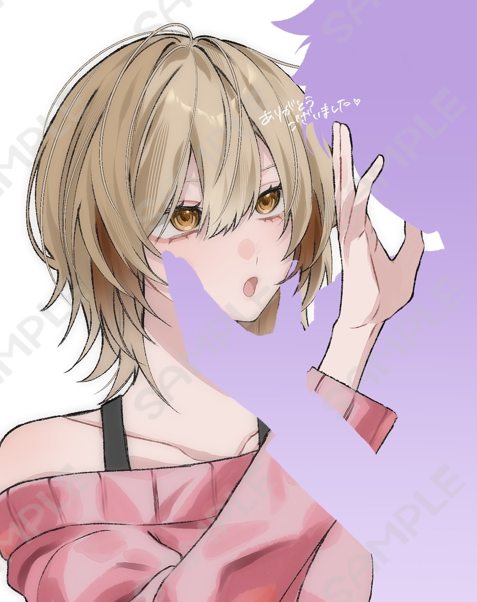 透明感のあるイラストお描きします アイコン、1枚絵、夢絵などご希望に沿って制作します！ イメージ1