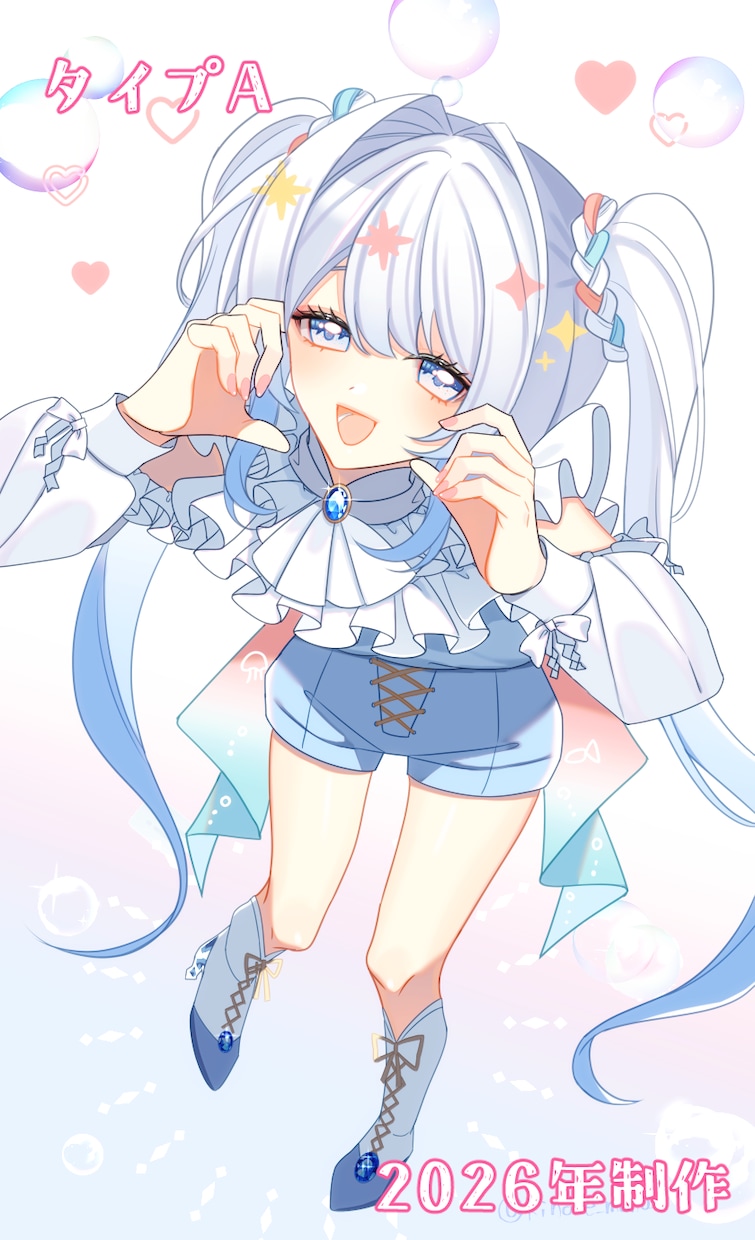 先着2件限定割引あり！ポップで可愛い絵を制作します 透明感/かわいいイラストで大切な一枚を描かせていただきます！ イメージ2