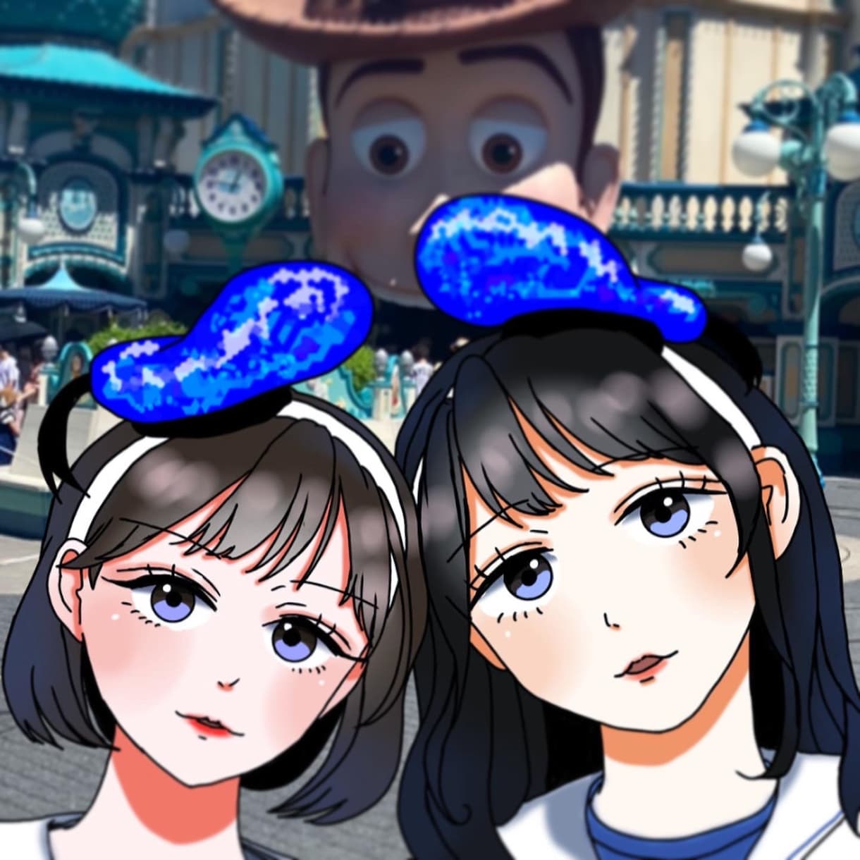 ディズニーの素敵な思い出イラストにします 御要望に沿ってディズニーの素敵な思い出をイラストにします！ イメージ4