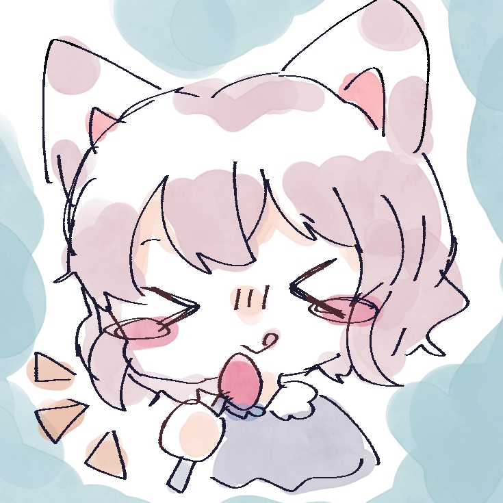 ゆるいタッチの可愛いアイコンを一発がきします 個性的な絵柄のゆる〜い一発描きのアイコンを素早く描きます～！ イメージ1