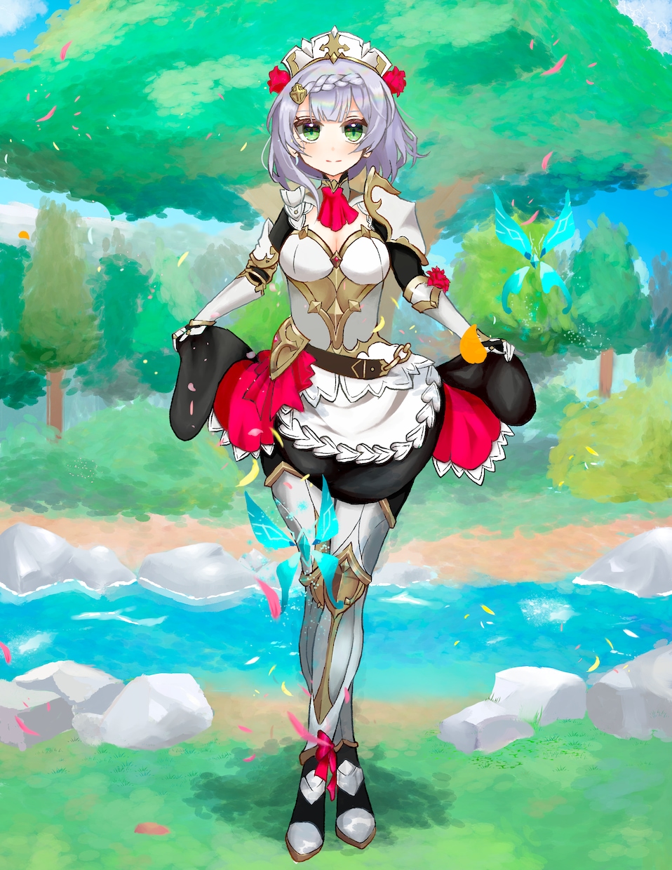 可愛い女の子描きます 全身イラストもバストアップ構図も背景ありも描き上げます！ イメージ10