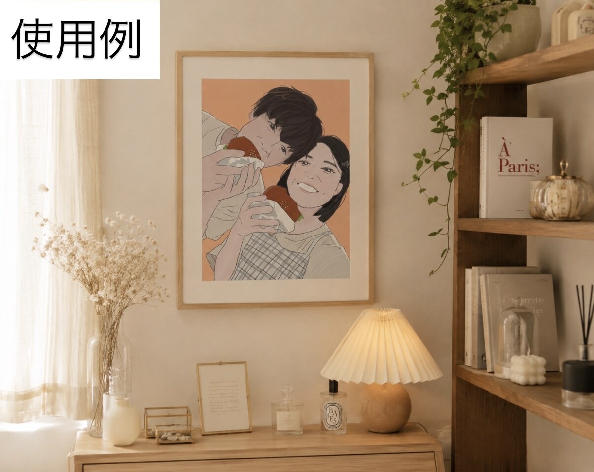 3枠まで格安♪お気に入りの写真をイラストにします ウェルカムボードやロック画面に♪プレゼントにも喜ばれます♡ イメージ6