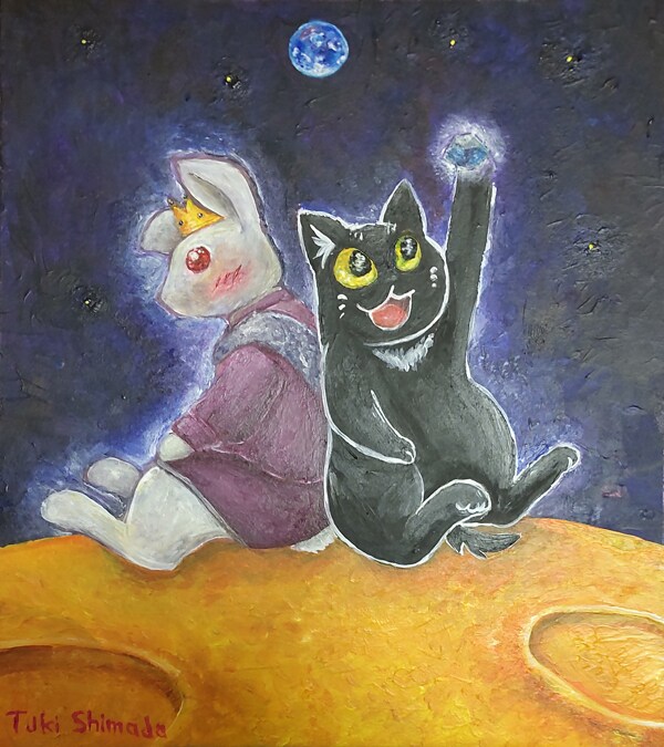 原画を配送☆動物の絵本調イラストお描きします うちの子がファンタジーの世界に♪ご希望の舞台で描きます イメージ4