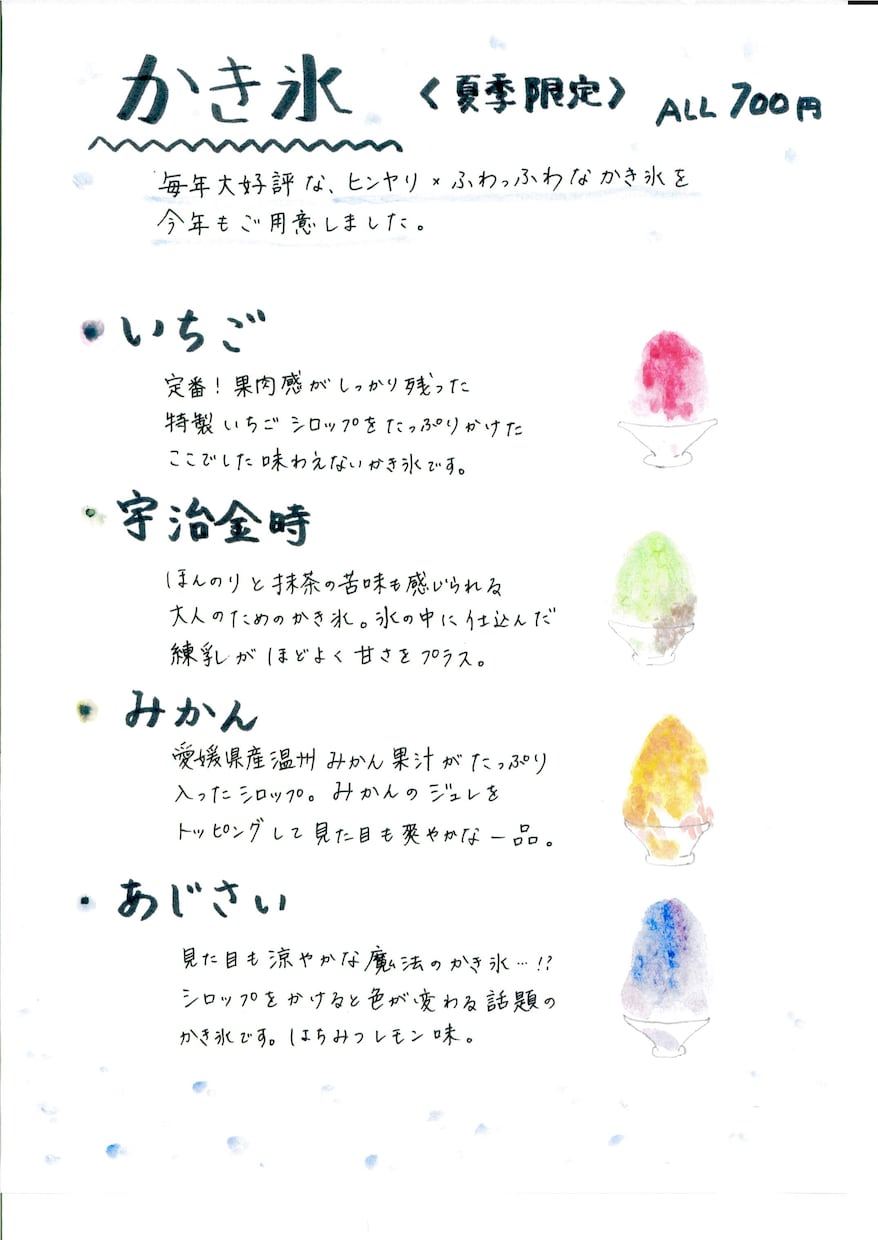 スタート割★手書きPOP、メニュー表書きます 温かみのある手描きデザインで、買いたい！行きたいを応援！ イメージ2