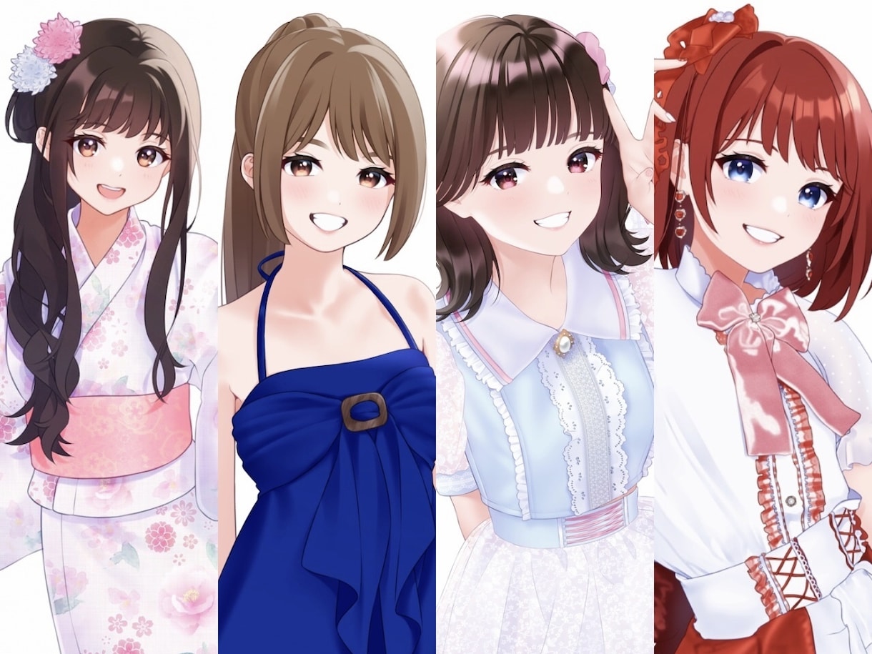 立ち絵~アイコン◎キャラクターイラストを制作します Vtuber/TRPG/配信などで活躍するお姿へ イメージ1