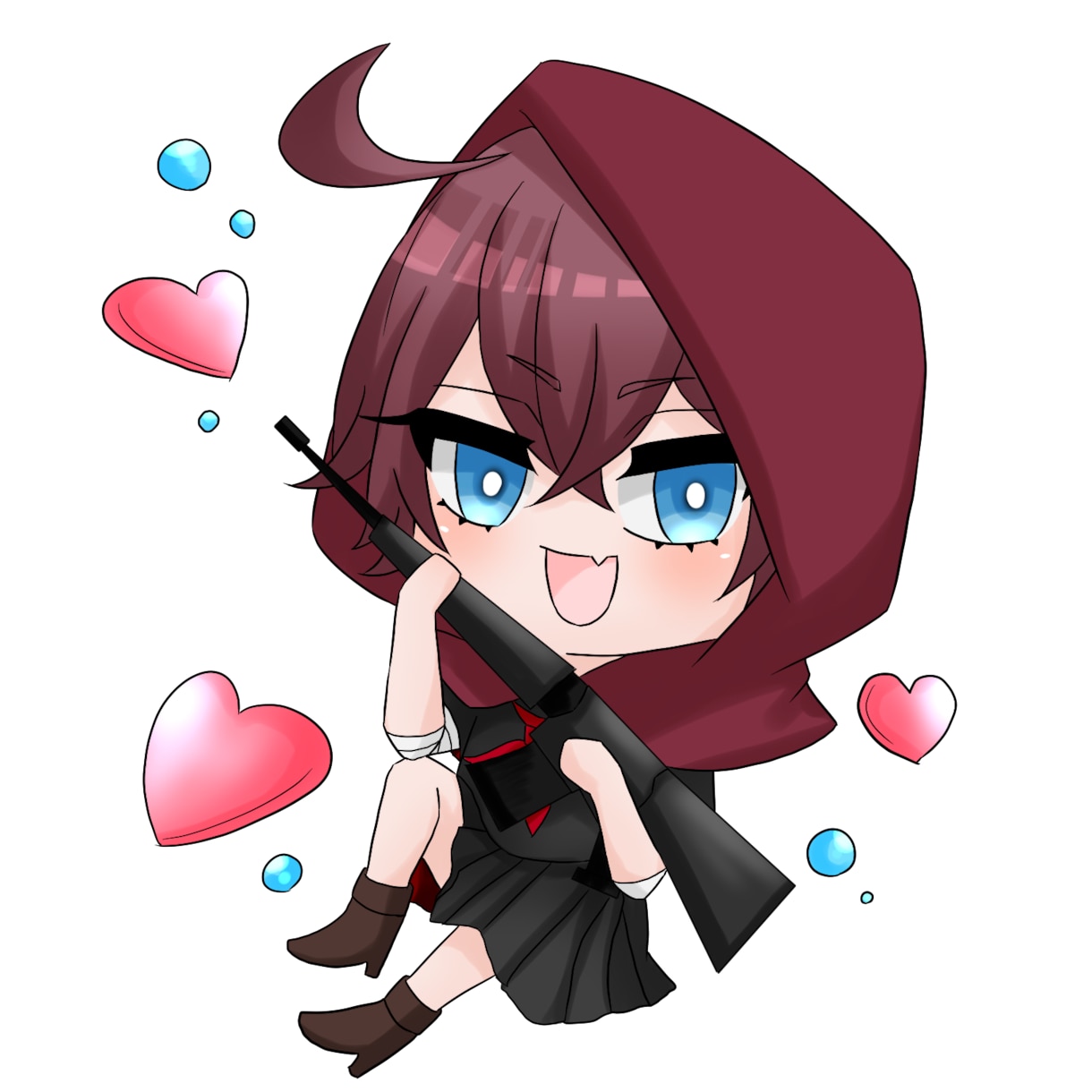 低価格でミニキャラのイラスト描きます (SNSアイコンや立ち絵などに！) イメージ5