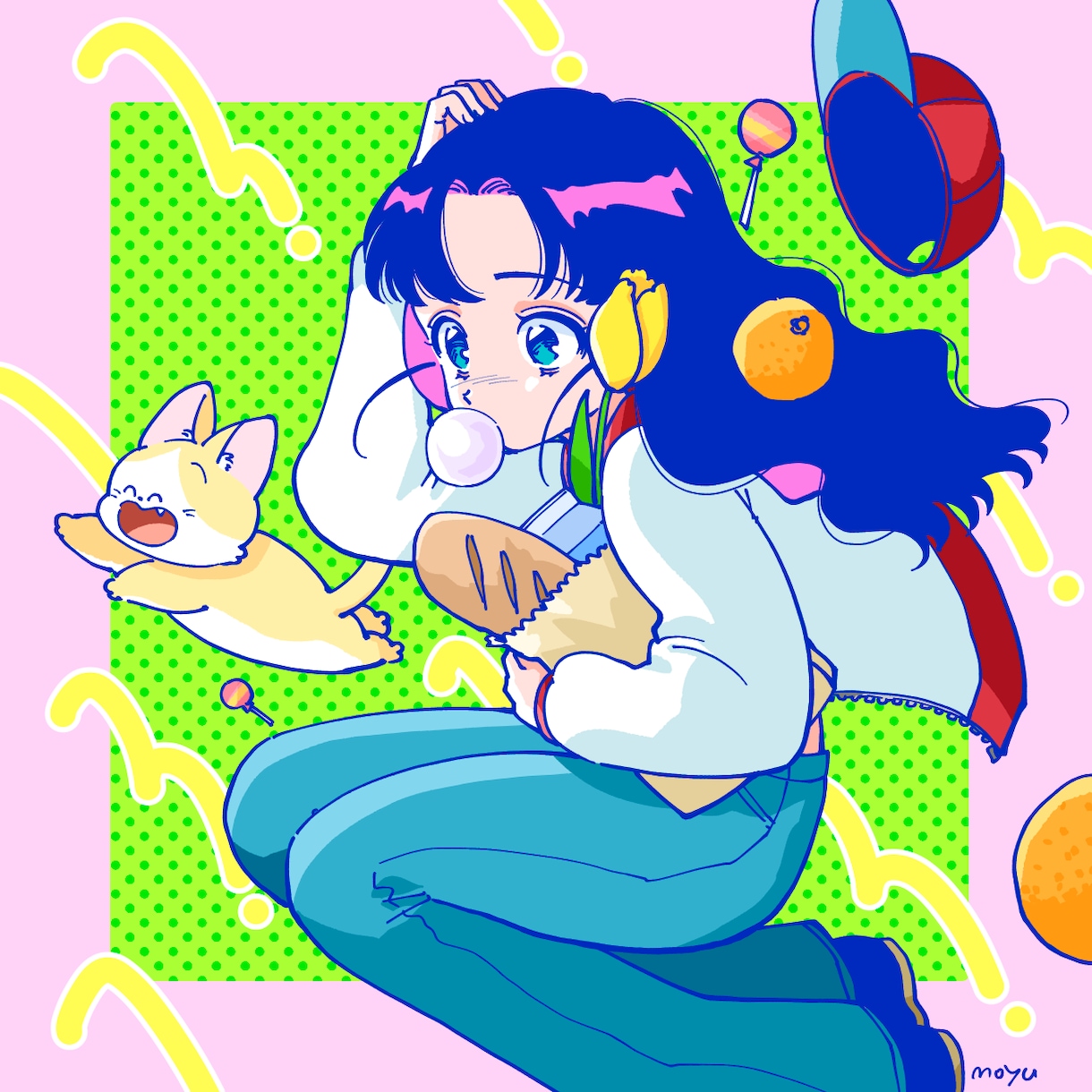 80年代風の、イラストを描きます レトロポップなイラストをお求めの方に！ イメージ4