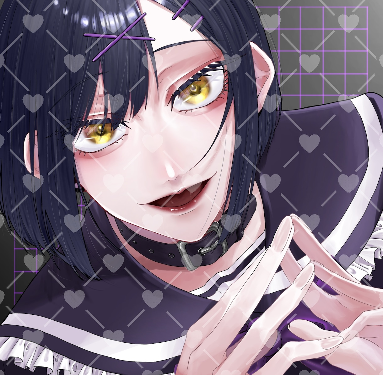 SNS用のアイコンイラスト作成します SNS等で使えるアイコンイラスト(顔メイン)を作成します。 イメージ4