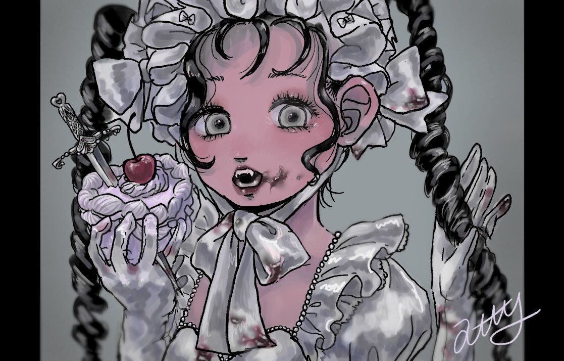可愛いアイコンイラスト描きます 可愛さの中にほんのりダークさが香るイラストが得意です！ イメージ2