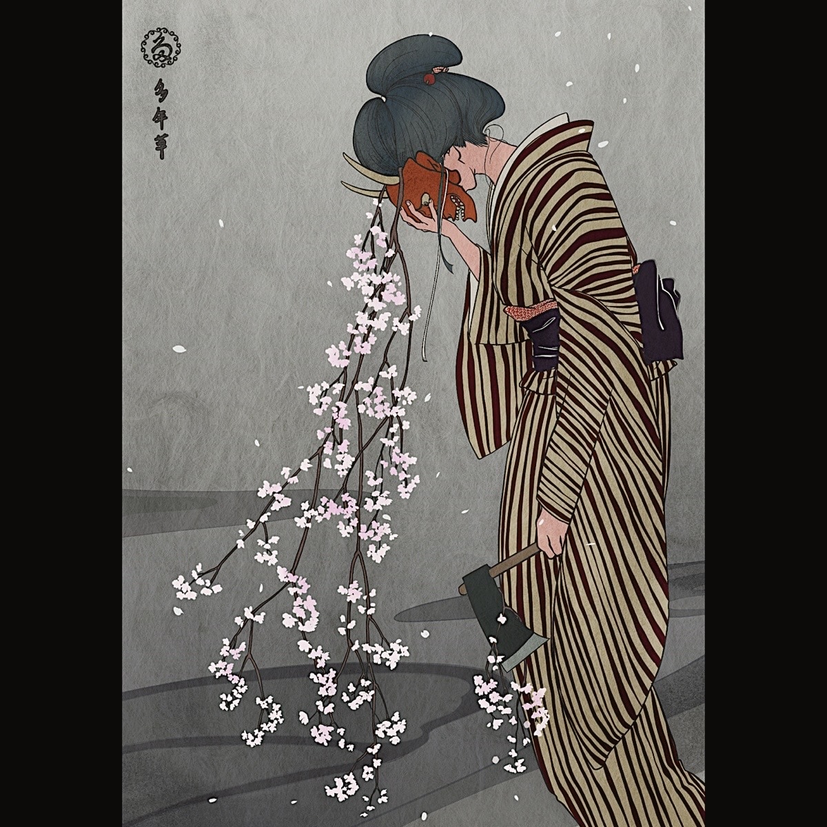 ご希望の絵柄でイラストを描きます 水彩風からアニメ塗り、浮世絵風やミュシャ風まで可能です！ イメージ2