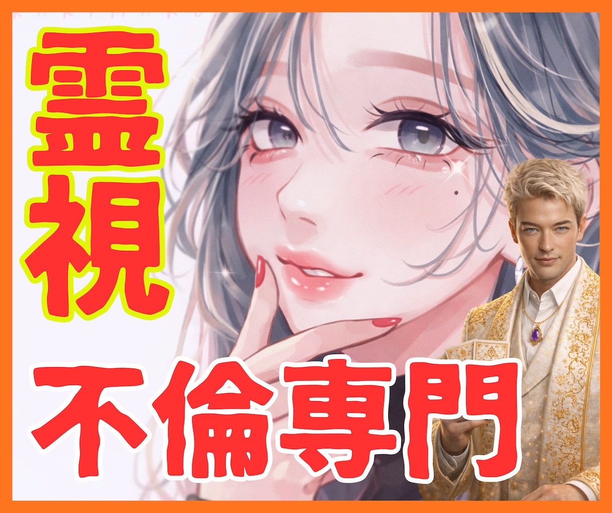 彼の本音を霊視で暴露♡不倫恋愛専門鑑定します 【不倫】辛口3000件超の実績♡あの人の深層心理を完全解読 イメージ1