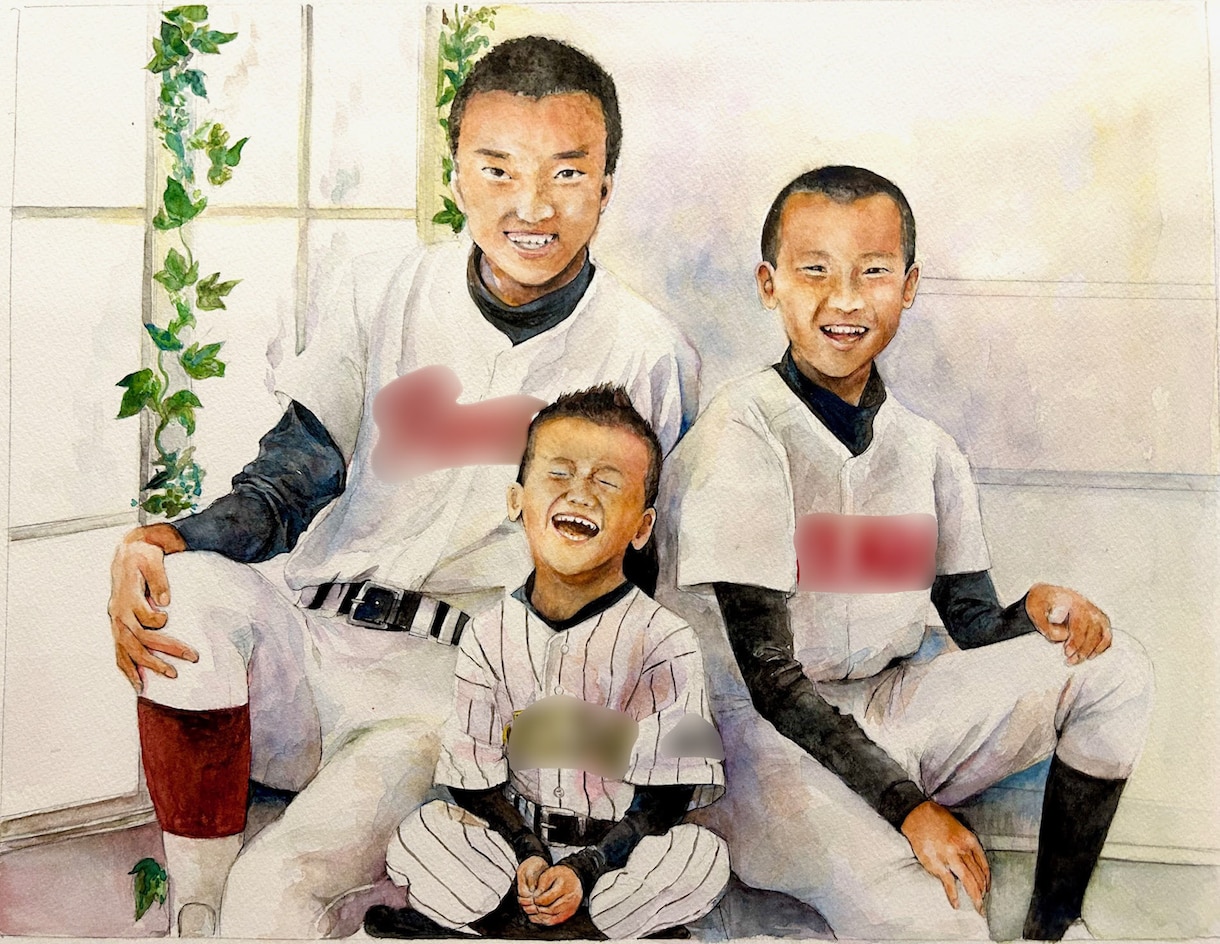 リアルで繊細✨美しい似顔絵を作成いたします 世界でたった一枚の似顔絵を作成します。大切な方のプレゼントに イメージ7