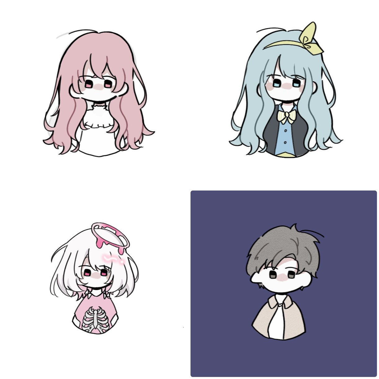 ゆるかわ手書き風｜イラストお描きします 2体¥1000 ｜ 個人様から活動者様まで誰でもOK イメージ3