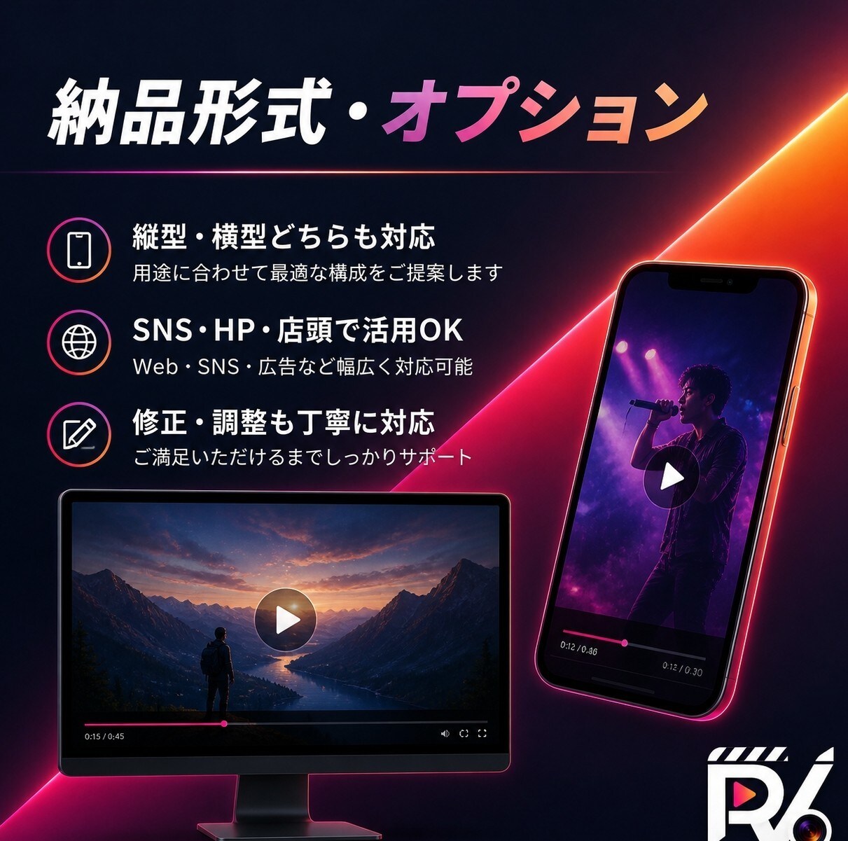 個人、企業、店舗のSNS等広告PR用動画制作します プロによる！目立ちたい・売れたい人のための動画制作代行！ イメージ5