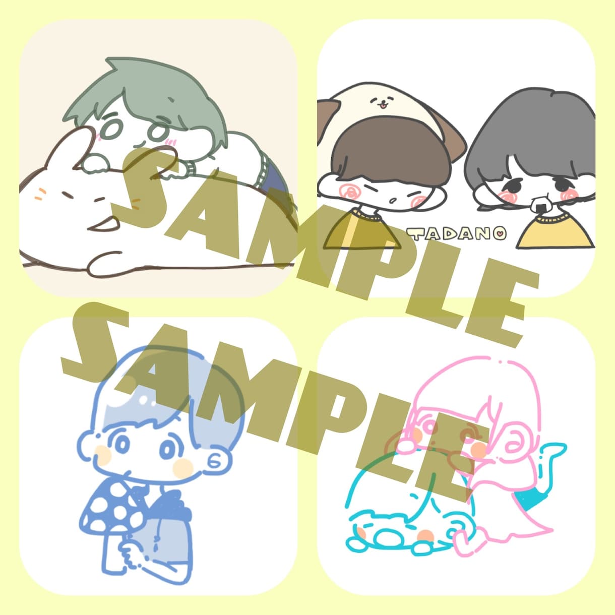 SNSのアイコン描きます オリジナルイラストをアイコンにしたい方はぜひ！ イメージ2