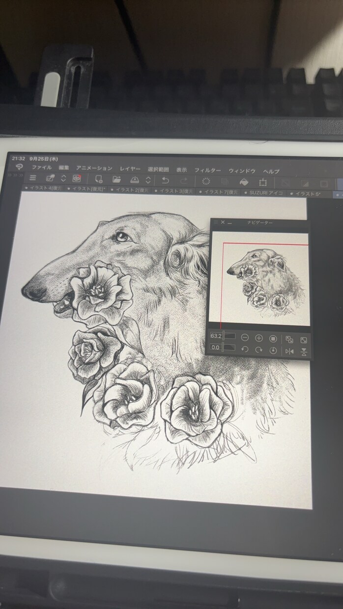 手描きで描く、動物の肖像画イラスト制作します 【先着5名様限定価格サービス中！】 イメージ2