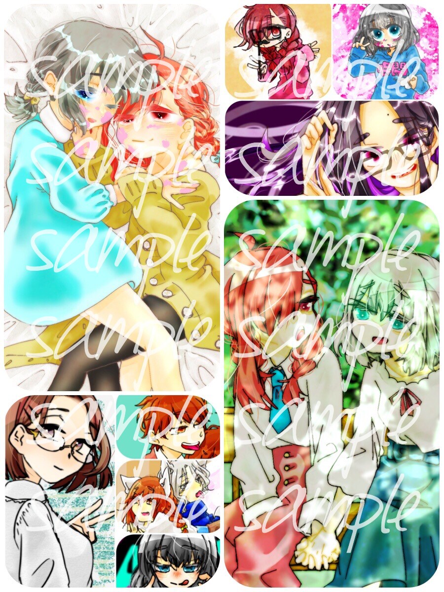 高彩度で目立つイラスト描きます きらきらとした目を引くイラストを作成します イメージ1
