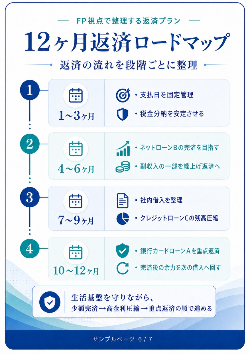 借金返済デジタルツイン作ります 返済状況を再現し完済への道筋を見える化 イメージ7
