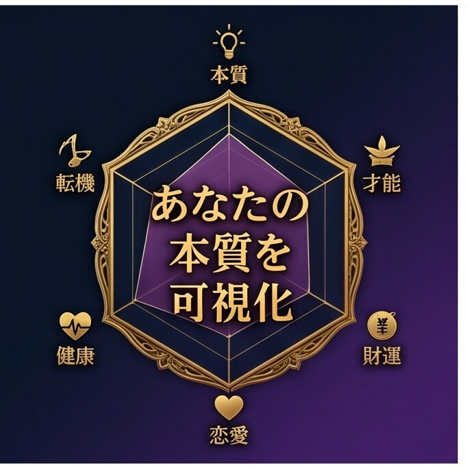 超精密・本格10天体占星術×タロットで読み解きます 独自の「運命レーダーチャート＆星配置図」付き！ イメージ4
