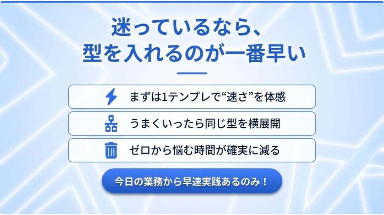 業務効率化AIプロンプト50種を提供します 営業〜経理まで使えるコピペできるテンプレ50＋ガイド イメージ6