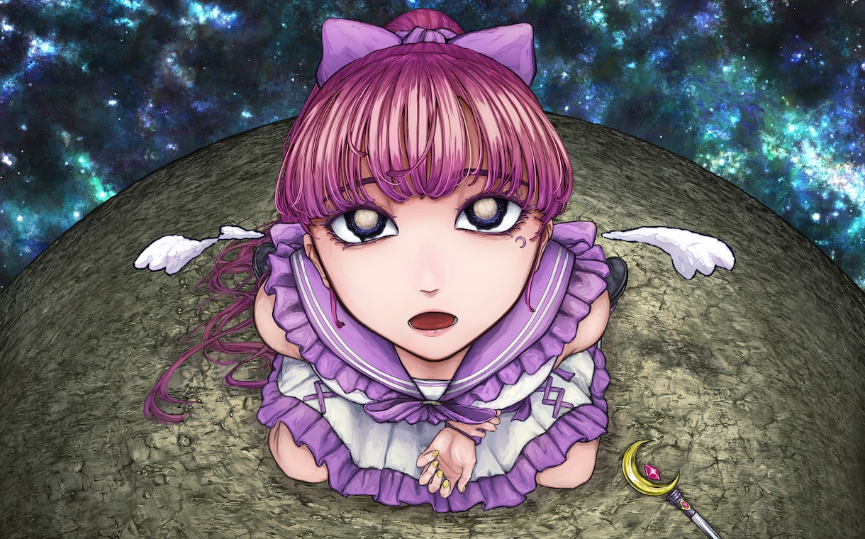 MV等に使用できる個性的なイラストを提供します 高品質かつ他にない絵柄とスタイルを自負しております。 イメージ4