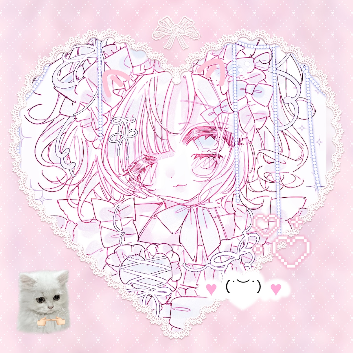 SNSアイコンイラストを制作します かわいい少女系・漫画風イラストに対応 イメージ5
