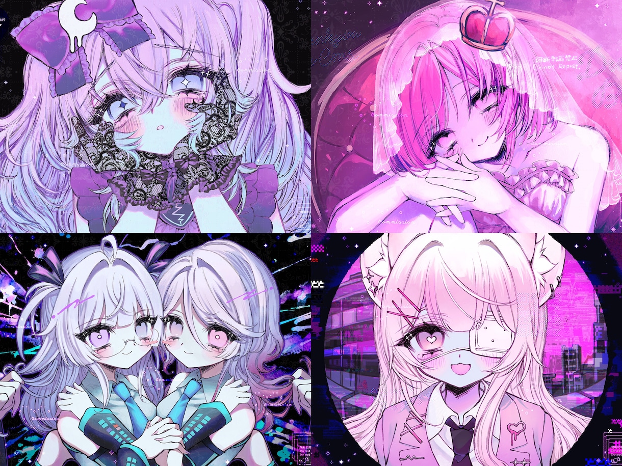 オーダーメイドでイラストお描きします 活動用イラストや動画サムネイルなど何でもご相談ください！ イメージ3