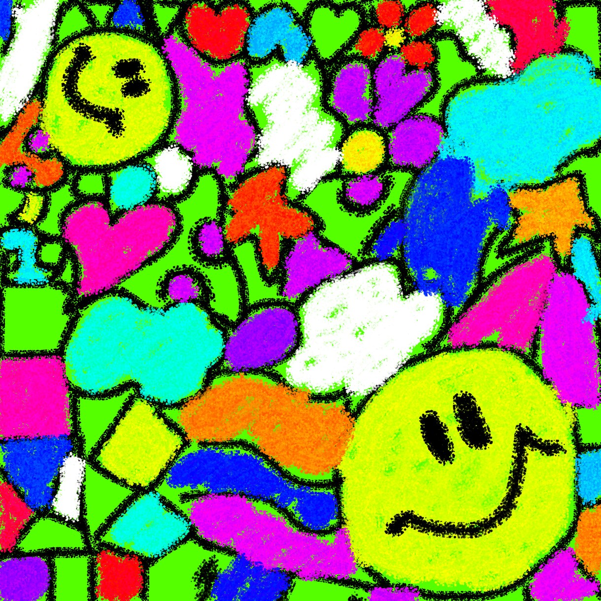 カラフルPOPにイラストやロゴ手書きします カラフルポップ手書きオリジナルイラスト文字 イメージ3