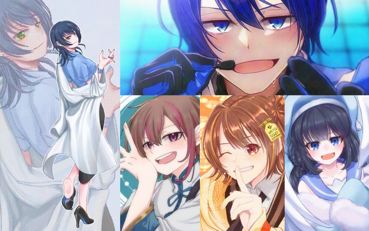 かわいい女の子・かっこいい男の子イラスト描きます 配信活動用、女性向けコンテンツ等様々なジャンルに対応します！ イメージ1