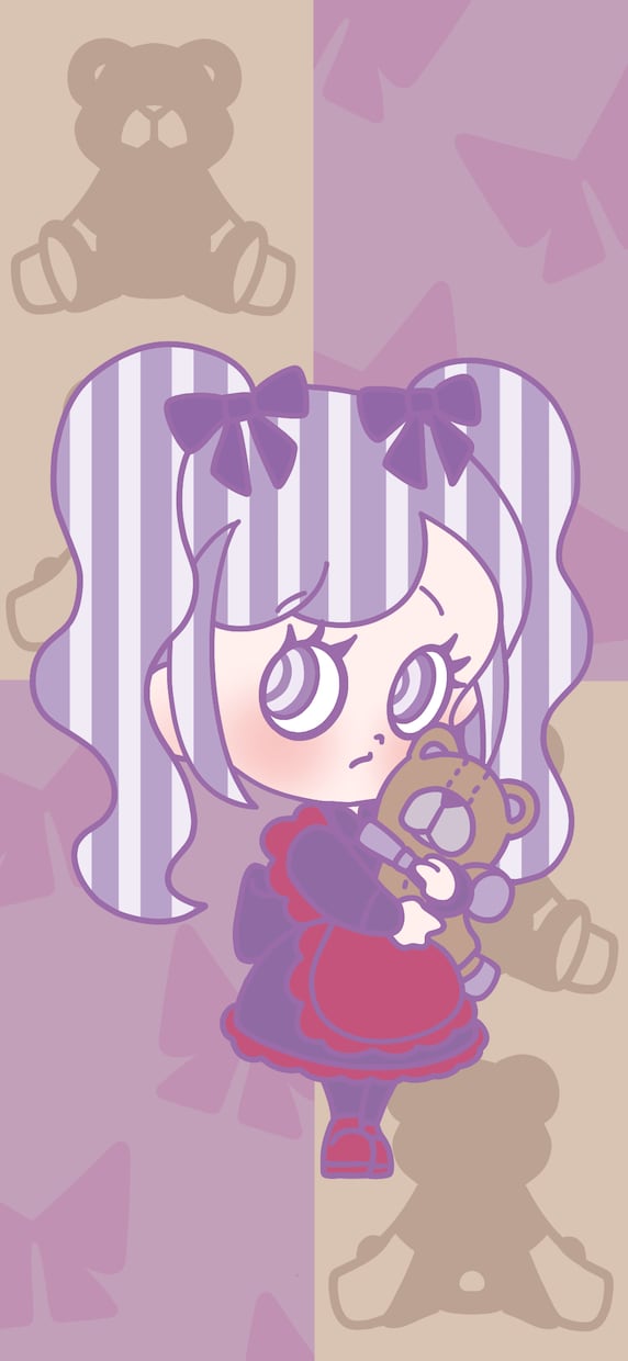 かわいいちびキャラの待ち受けイラストお描きします かわいいチビーズがたくさん待っています！ イメージ8