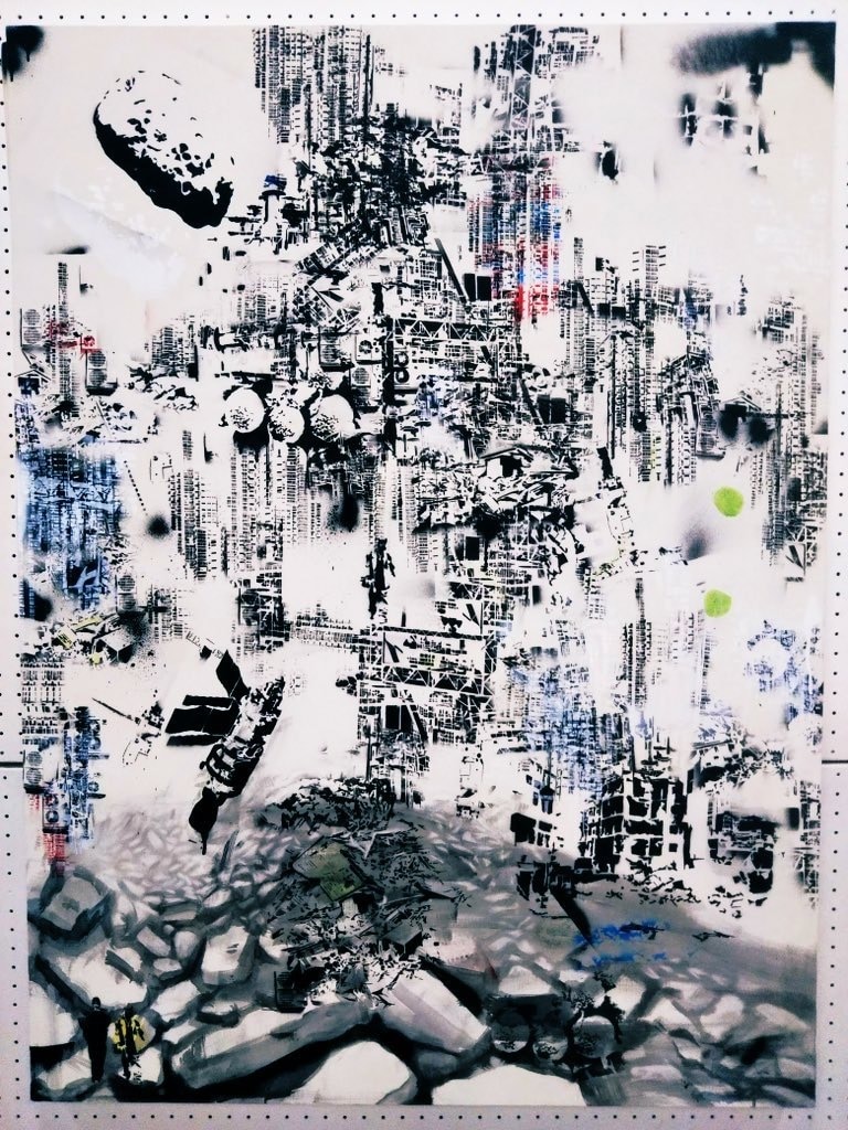 ステンシルを用いておしゃれなイラストを提供します アナログかつストリートアート感のあるデザインを提供 イメージ5
