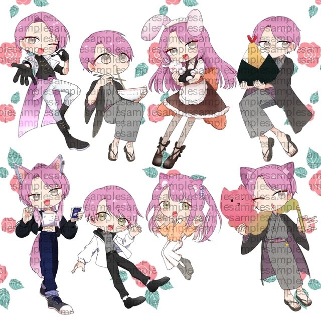 ミニキャラ制作致します ちっちゃかわいいキャラのイラストを制作します！ イメージ3