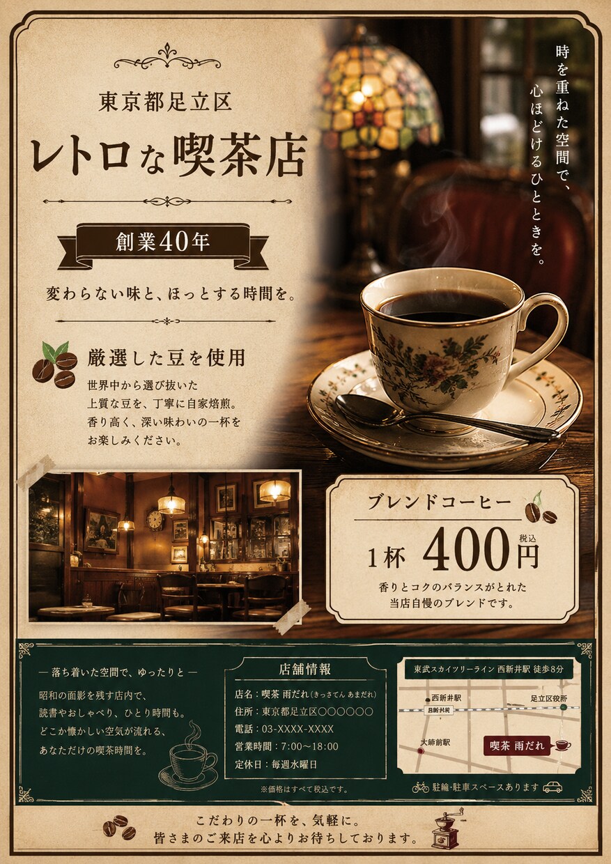 即日対応♩“選ばれる”チラシを作ります 「なんとなく作ったチラシ」から卒業しませんか？ イメージ3