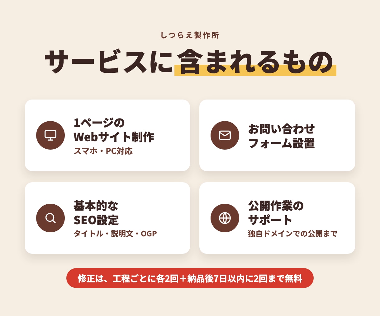スマホ対応のコーポレートサイト・LPを制作します フォーム設置・基本SEO込みの小規模サイト制作 イメージ2