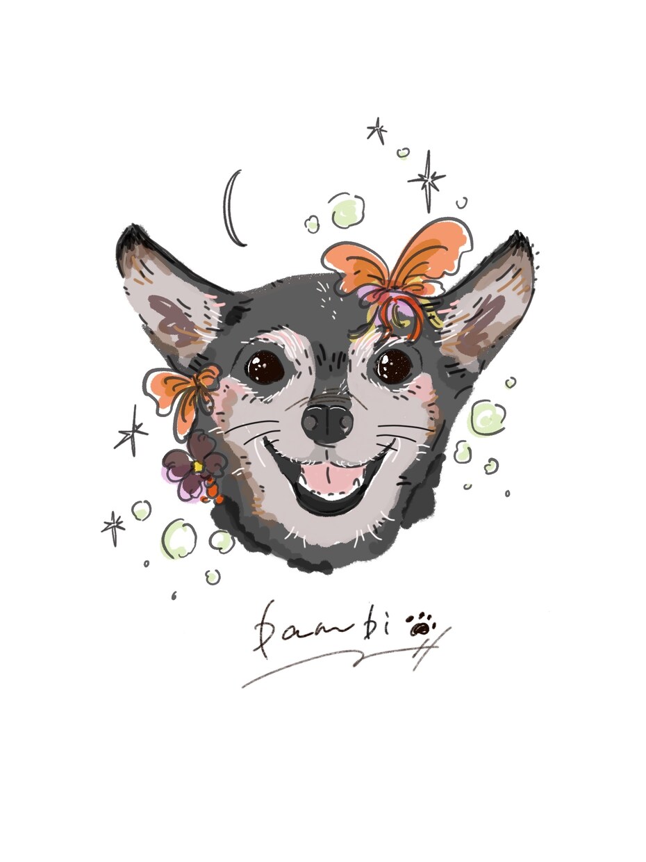 ペットのフェアリーなにがお絵を描きます 犬、猫、鳥、爬虫類..etc 動物ならなんでもOK イメージ3