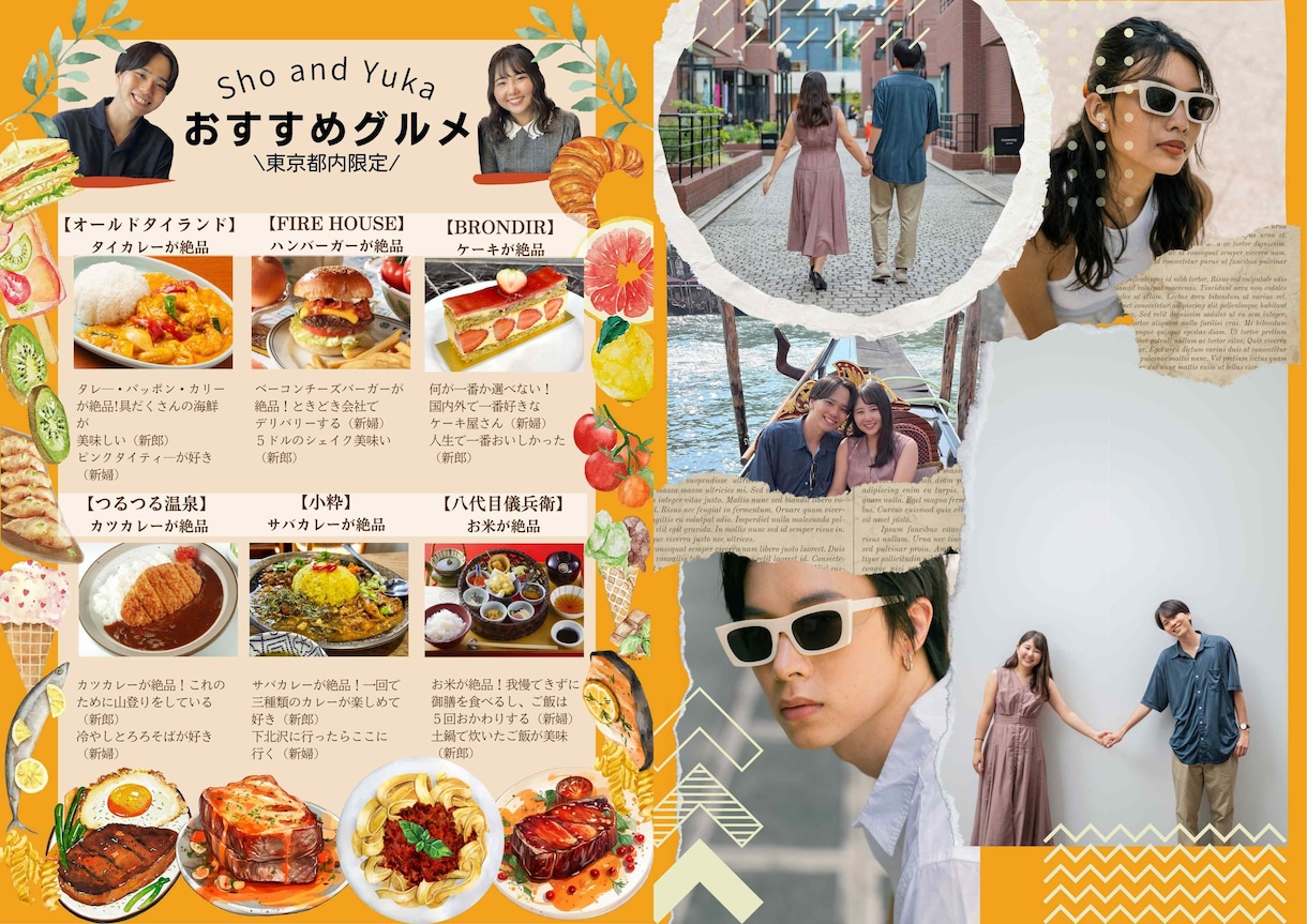 お二人の情報満載！プロフィールブック作ります この一冊で全てわかる！お二人の今までをゲストに紹介！ イメージ4