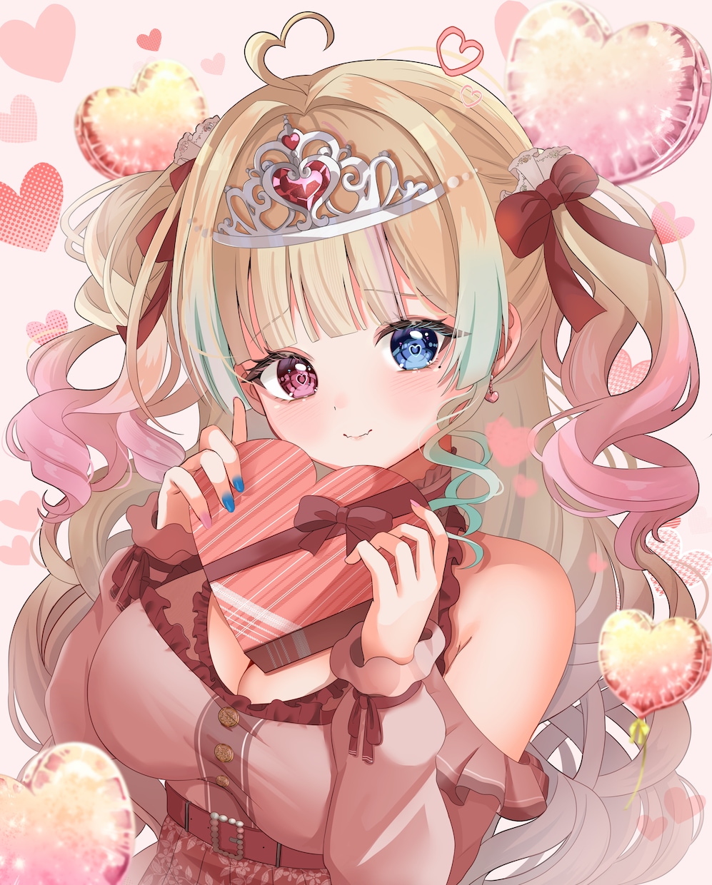 鮮やかで可愛い！印象的な1枚絵を制作します SNS・配信活動等に映える印象的なイラストをお届けします！ イメージ1