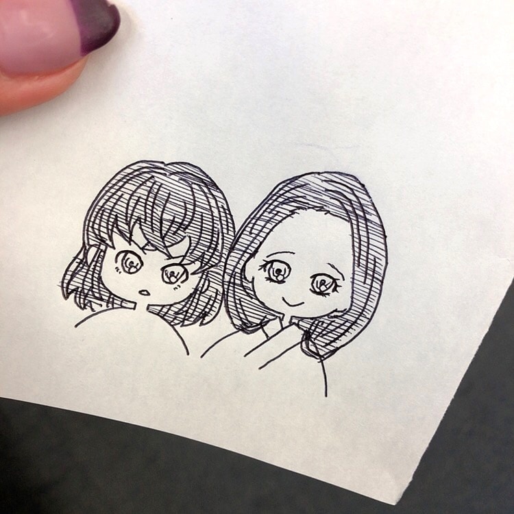 既存キャラクターを私の絵柄で書きます 贈り物のワンポイント、付箋等として！ イメージ2