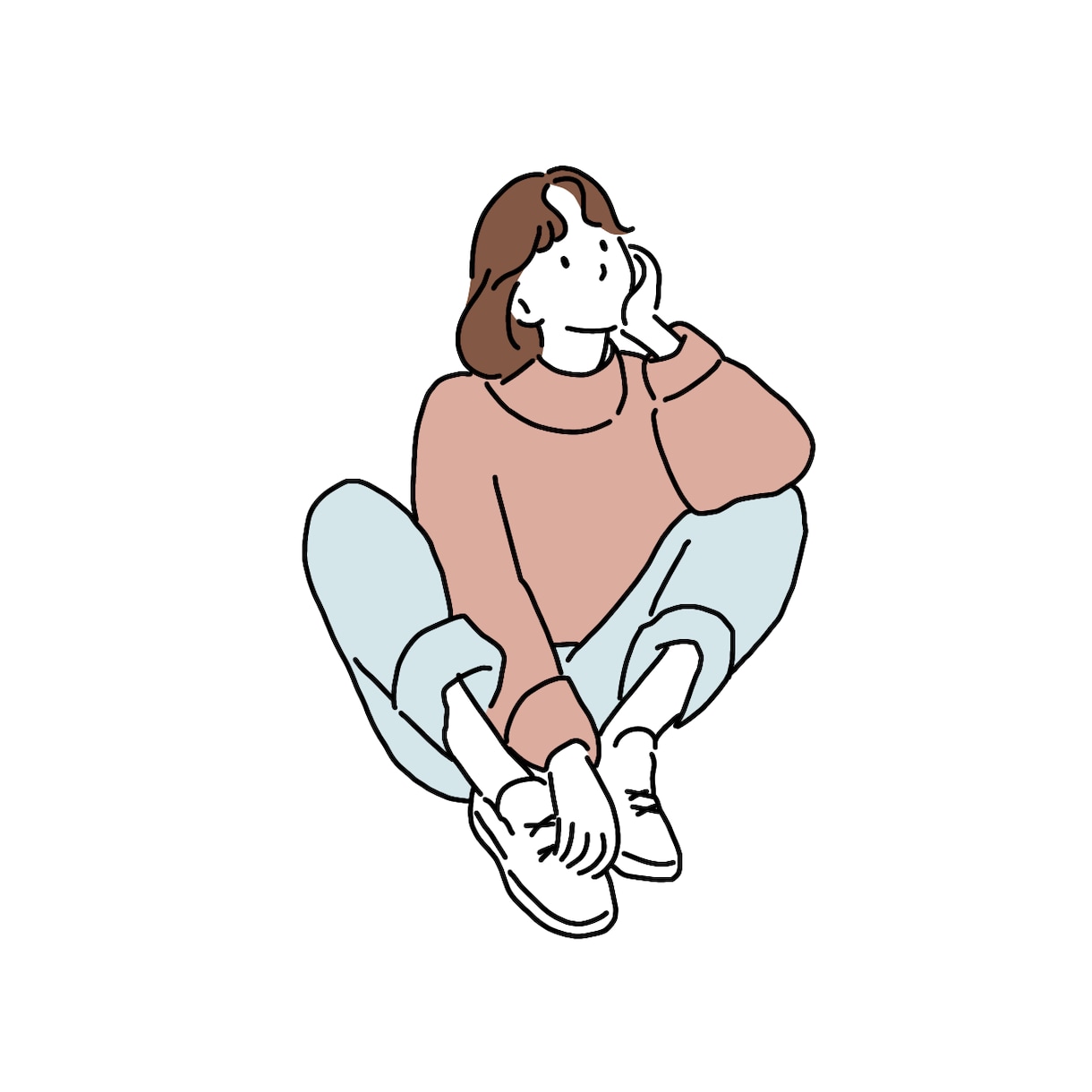シンプル線画のイラスト描きます おしゃれなアイコンが欲しい方へ イメージ2