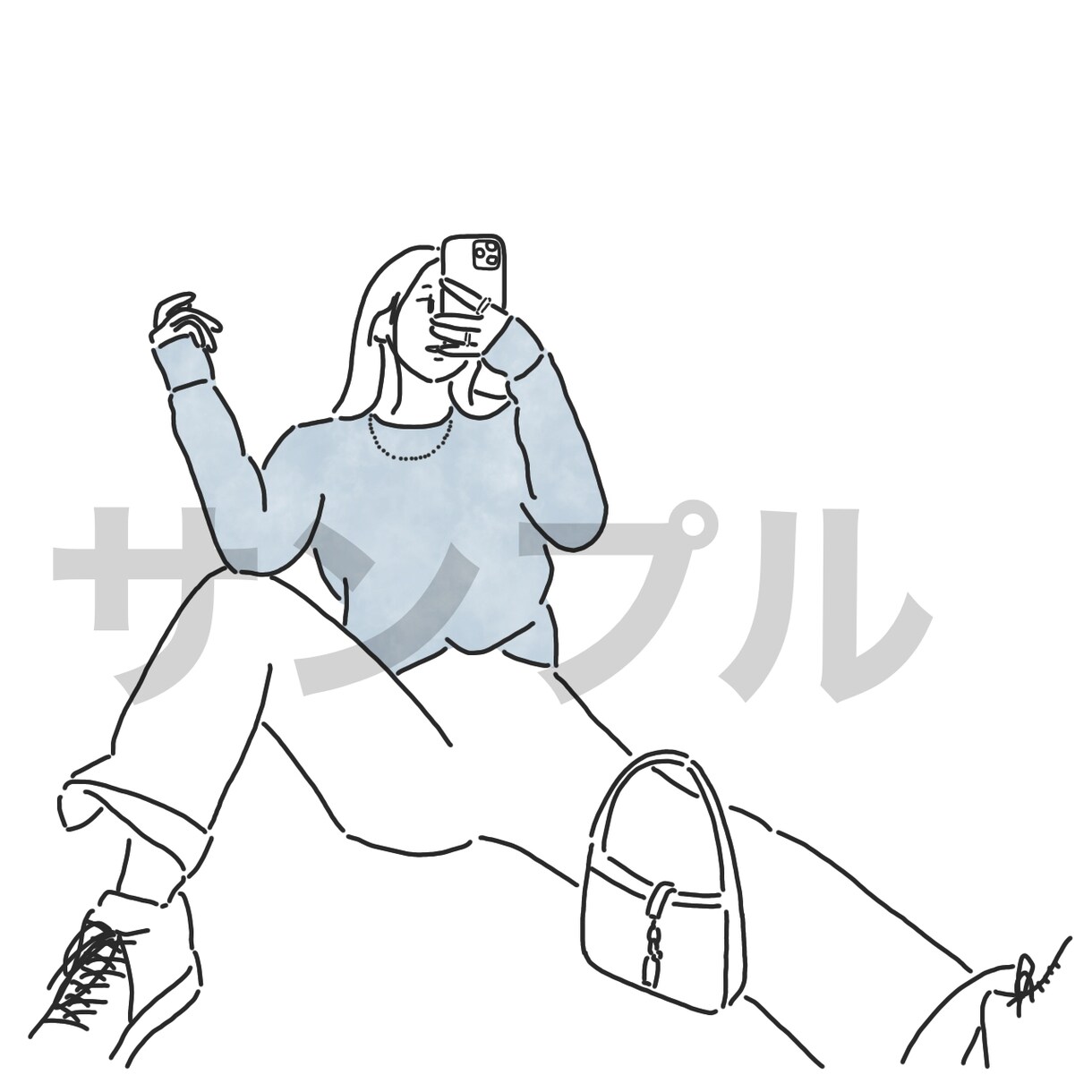 シンプルでおしゃれなアイコン描きます ２枚で1000円！SNSのアイコンにいかがですか？ イメージ2