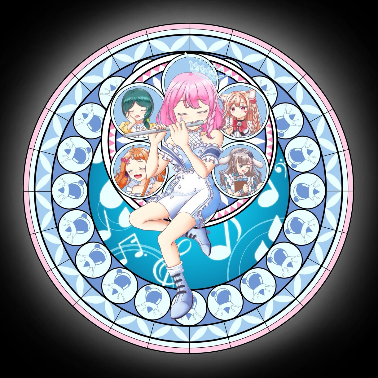 動画、生配信に必要なサムネイルイラストを描きます ゲーム、歌枠などテーマの内容に沿った素材絵を描きます。 イメージ2