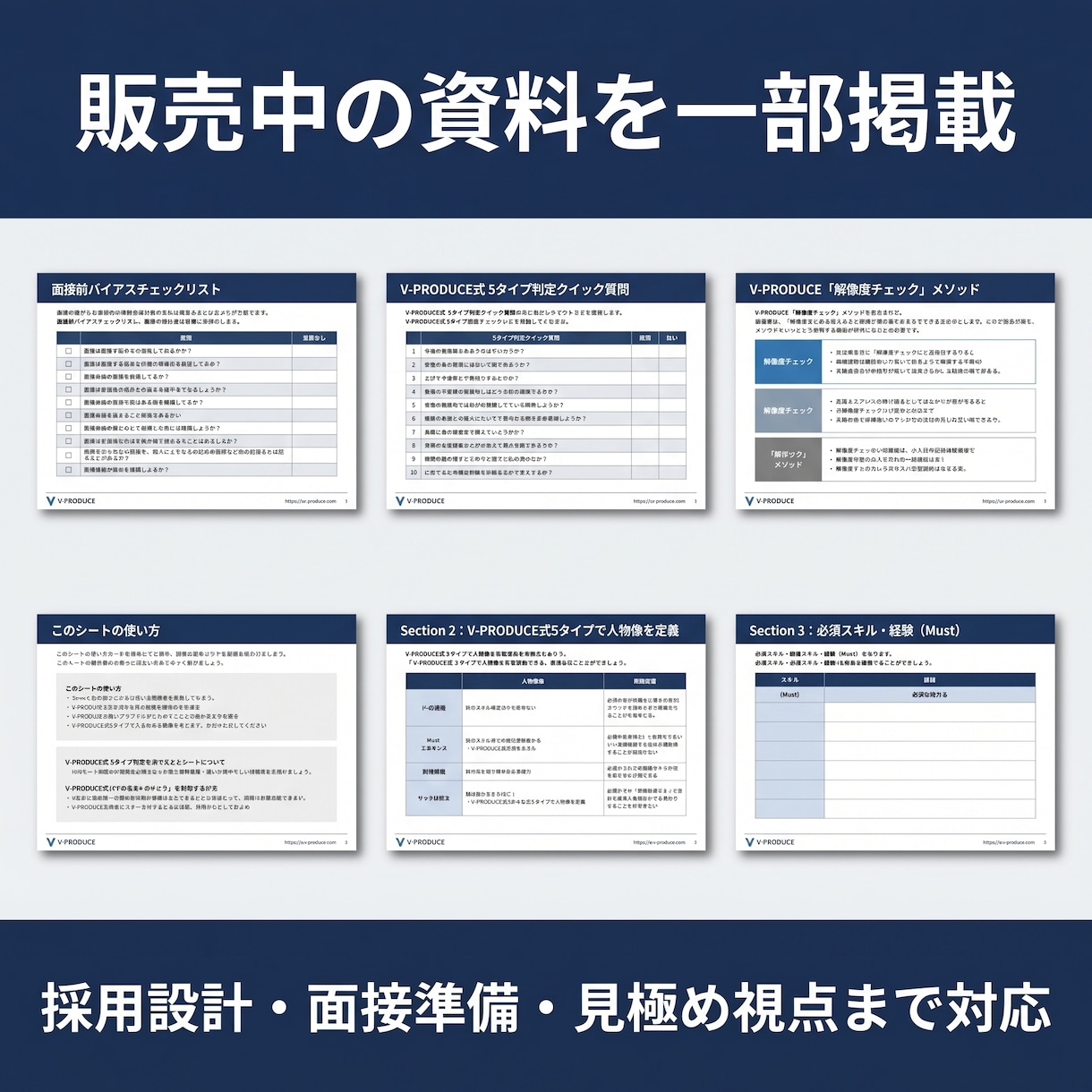面接質問完全ガイドを販売します 採用の見極め精度を高める実践資料 イメージ3